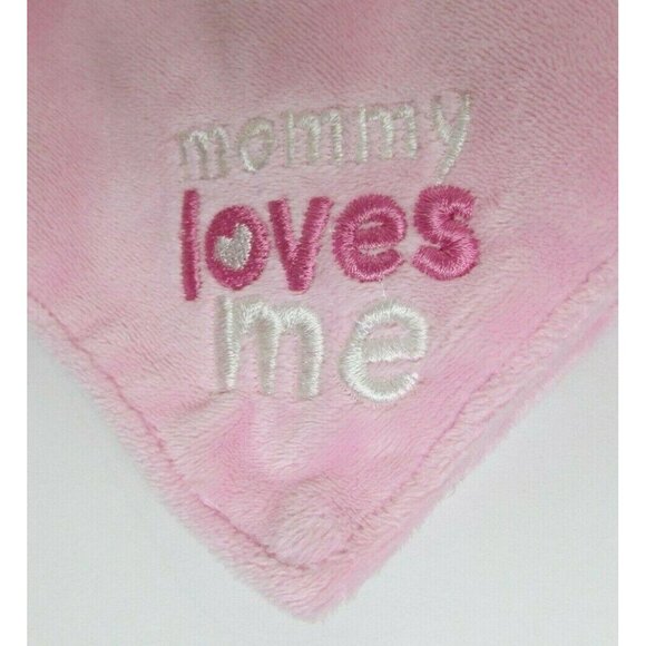 Carter's Bunny Rabbit Lovey Security Blanket Satin Back Mommy Loves Me - Picture 4 of 6